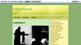 What Annebabaokulu.net website looked like in 2016 (8 years ago)