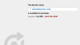 What Animalserver.com website looked like in 2016 (8 years ago)