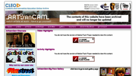 What Artisancam.org.uk website looked like in 2016 (8 years ago)