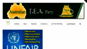 What Austeaparty.com.au website looked like in 2016 (8 years ago)
