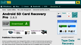 What Android-sd-card-recovery-pro.soft112.com website looked like in 2016 (8 years ago)