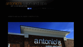What Antoniosalonandspa.com website looked like in 2016 (8 years ago)