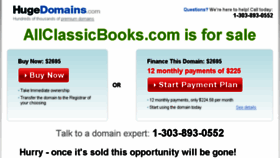 What Allclassicbooks.com website looked like in 2016 (8 years ago)
