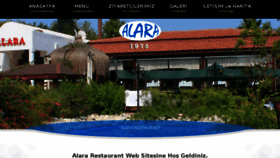 What Alararestaurant.com website looked like in 2016 (8 years ago)