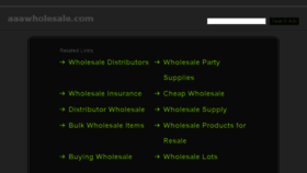 What Aaawholesale.com website looked like in 2016 (8 years ago)