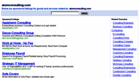 What Atomconsulting.com website looked like in 2016 (8 years ago)