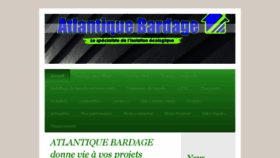 What Atlantiquebardage.com website looked like in 2016 (8 years ago)
