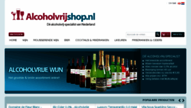 What Alcoholvrijshop.nl website looked like in 2016 (8 years ago)