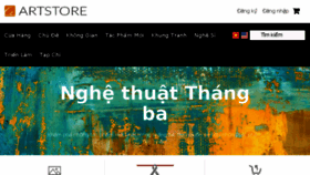 What Artstore.vn website looked like in 2016 (8 years ago)