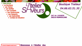 What Atelier-des-saveurs.com website looked like in 2016 (8 years ago)