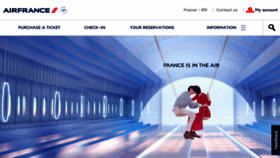 What Airfrance.fr website looked like in 2016 (8 years ago)