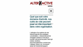 What Alternactive-systems.fr website looked like in 2016 (8 years ago)