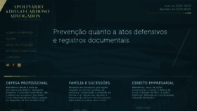 What Apolinarioediegoadv.com.br website looked like in 2016 (8 years ago)