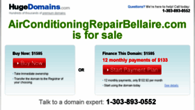 What Airconditioningrepairbellaire.com website looked like in 2016 (8 years ago)