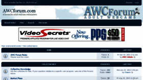 What Awcforum.com website looked like in 2016 (8 years ago)