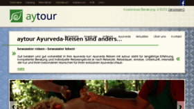 What Ayurveda-reisen.de website looked like in 2016 (9 years ago)