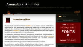What Animalesyanimales.com website looked like in 2016 (8 years ago)