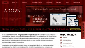 What Adornconsultants.com website looked like in 2016 (8 years ago)