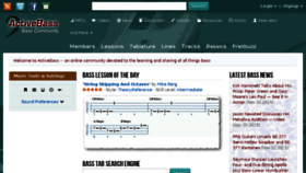 What Activebass.com website looked like in 2016 (8 years ago)