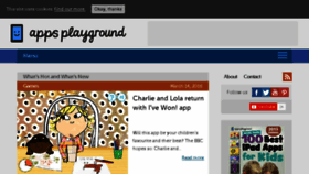 What Appsplayground.com website looked like in 2016 (8 years ago)