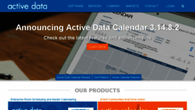 What Activedata.com website looked like in 2016 (8 years ago)