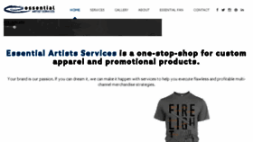 What Artistservices.com website looked like in 2016 (8 years ago)