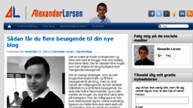 What Alexander-larsen.dk website looked like in 2016 (8 years ago)