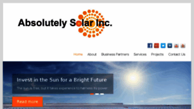 What Absolutelysolar.us website looked like in 2016 (8 years ago)