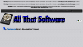 What Allthatsoftware.com website looked like in 2016 (8 years ago)