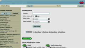 What Application-form.org website looked like in 2016 (9 years ago)