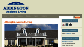 What Abbingtononline.com website looked like in 2016 (8 years ago)
