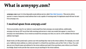 What Armyspy.com website looked like in 2016 (8 years ago)