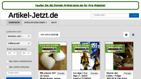What Artikel-jetzt.de website looked like in 2016 (8 years ago)