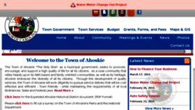 What Ahoskie.org website looked like in 2016 (8 years ago)