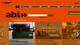 What Abi-dein-weg-in-studium-und-beruf.de website looked like in 2016 (8 years ago)