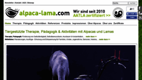 What Alpaca-lama.com website looked like in 2016 (8 years ago)