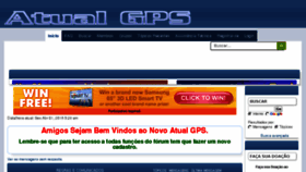 What Atualgps.net website looked like in 2016 (8 years ago)