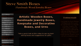 What Artistic-wooden-boxes.com website looked like in 2016 (8 years ago)
