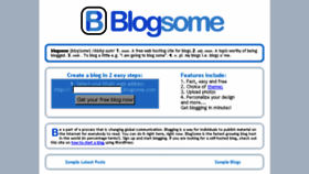 What Anakbinus.blogsome.com website looked like in 2016 (8 years ago)