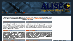 What Aliseo.it website looked like in 2016 (8 years ago)
