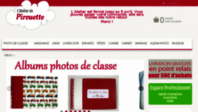 What Atelier-de-pirouette.fr website looked like in 2016 (8 years ago)