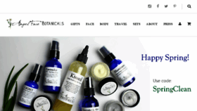 What Angelfacebotanicals.com website looked like in 2016 (8 years ago)