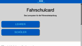 What App.fahrschulcard.de website looked like in 2016 (8 years ago)