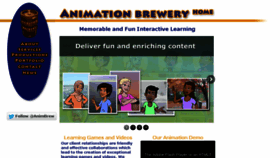 What Animationbrewery.com website looked like in 2016 (8 years ago)