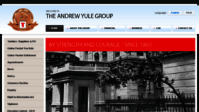 What Andrewyule.com website looked like in 2016 (8 years ago)