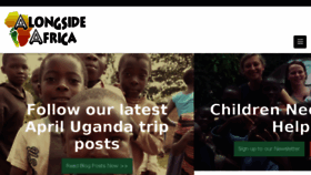 What Alongsideafrica.org website looked like in 2016 (10 years ago)