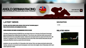 What Anglogermanracing.com website looked like in 2016 (8 years ago)