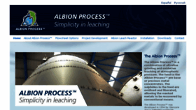 What Albionprocess.com website looked like in 2016 (8 years ago)