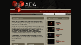 What Ada.untergrund.net website looked like in 2016 (8 years ago)