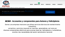 What Acah.com.mx website looked like in 2016 (8 years ago)